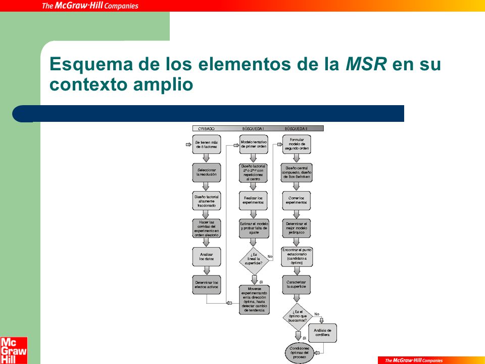 Esquema de los elementos de la MSR en su contexto amplio