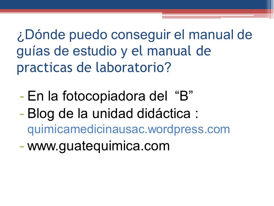 ¿Dónde puedo conseguir el manual de guías de estudio y el manual de practicas de laboratorio