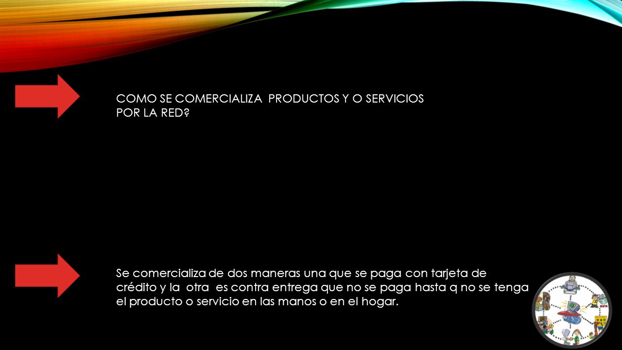 COMO SE COMERCIALIZA PRODUCTOS Y O SERVICIOS POR LA RED