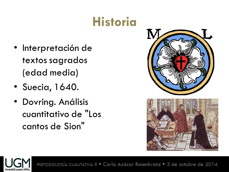 Historia Interpretación de textos sagrados (edad media) Suecia, 1640.