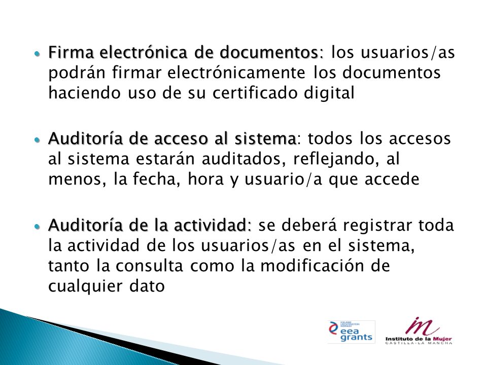 Firma electrónica de documentos: los usuarios/as podrán firmar electrónicamente los documentos haciendo uso de su certificado digital
