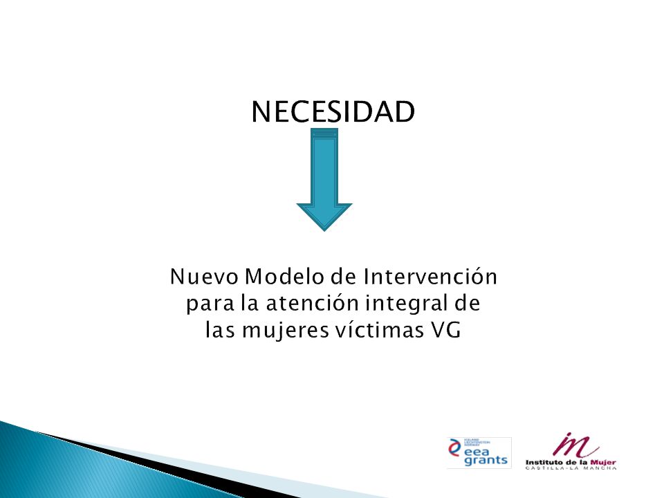 NECESIDAD Nuevo Modelo de Intervención para la atención integral de las mujeres víctimas VG