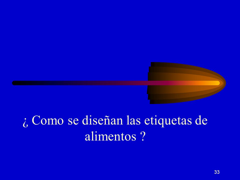 ¿ Como se diseñan las etiquetas de alimentos