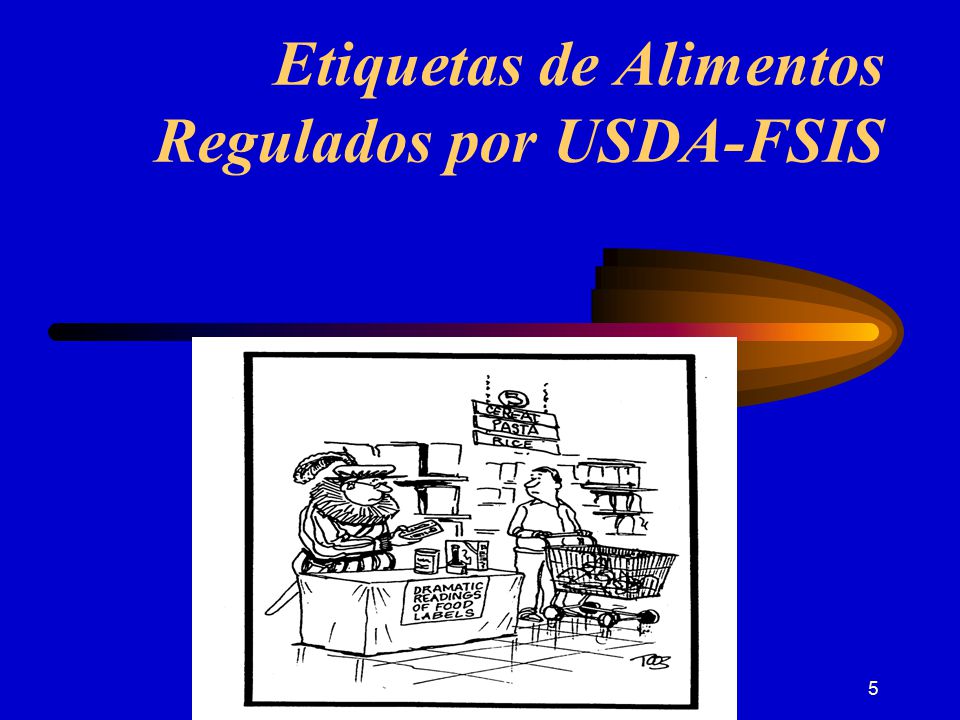 Etiquetas de Alimentos Regulados por USDA-FSIS