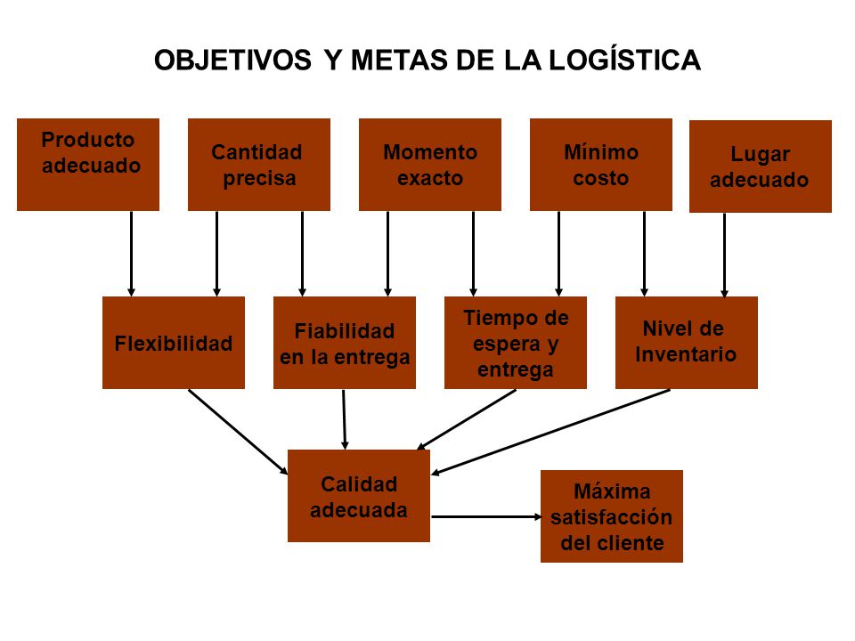 OBJETIVOS Y METAS DE LA LOGÍSTICA