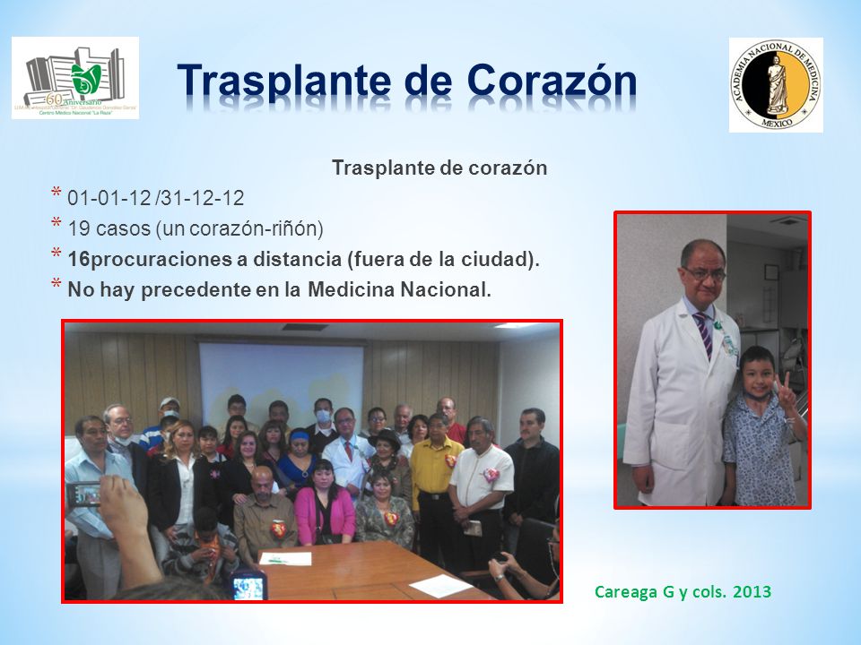 Trasplante de Corazón Trasplante de corazón /