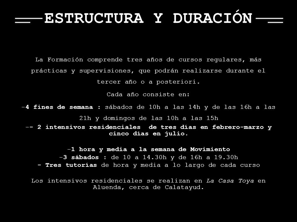 1 hora y media a la semana de Movimiento