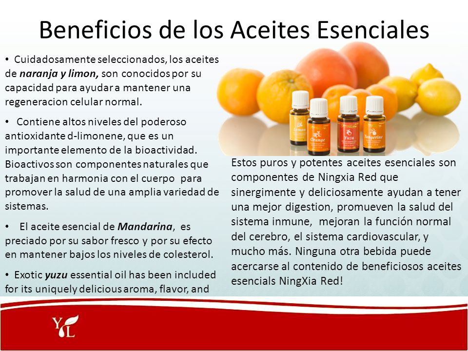 Beneficios de los Aceites Esenciales
