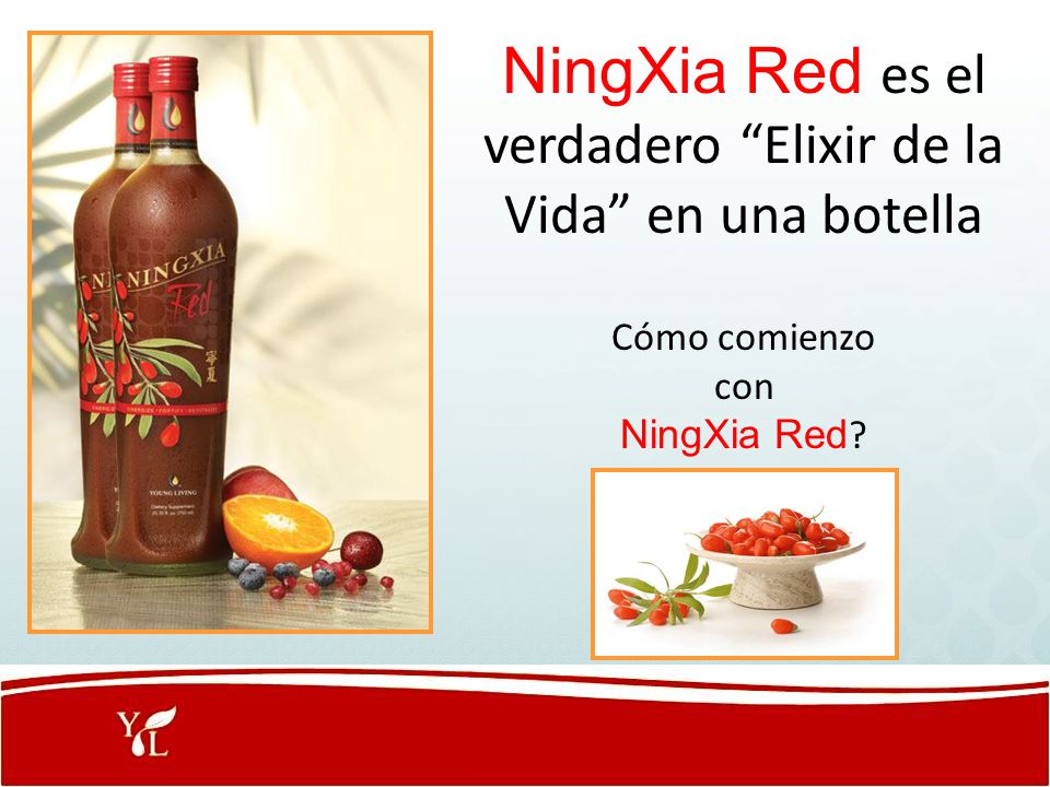NingXia Red es el verdadero Elixir de la Vida en una botella