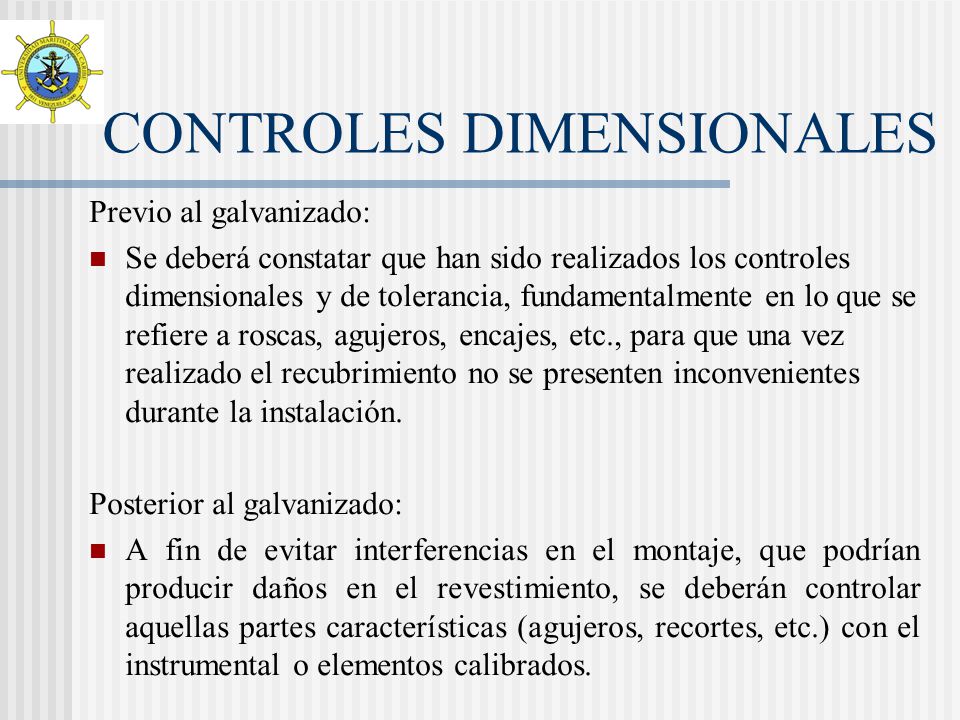 CONTROLES DIMENSIONALES