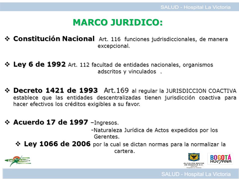 MARCO JURIDICO: Constitución Nacional Art. 116 funciones judrisdiccionales, de manera. excepcional.