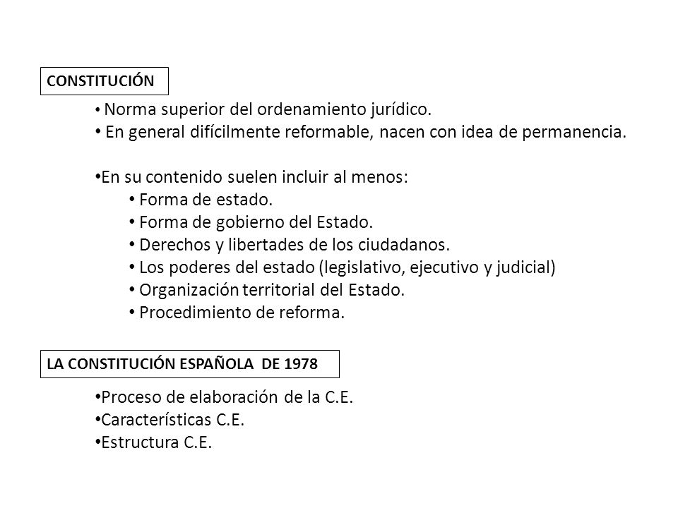 En general difícilmente reformable, nacen con idea de permanencia.