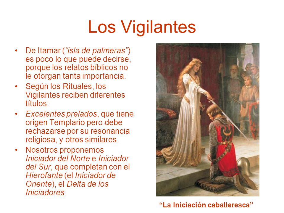 Los Vigilantes De Itamar ( isla de palmeras ) es poco lo que puede decirse, porque los relatos bíblicos no le otorgan tanta importancia.