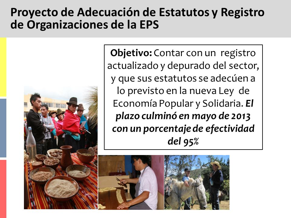 Proyecto de Adecuación de Estatutos y Registro de Organizaciones de la EPS