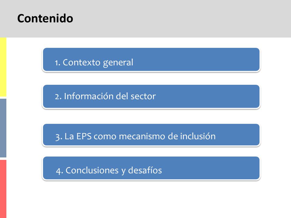 Contenido 1. Contexto general 2. Información del sector