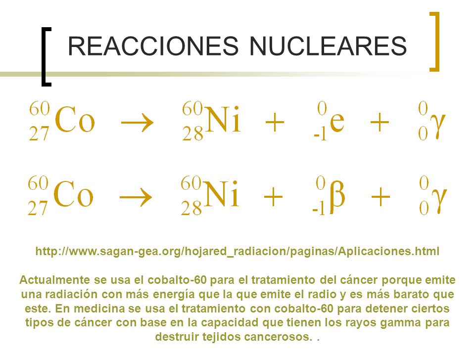REACCIONES NUCLEARES