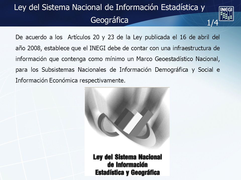 Ley del Sistema Nacional de Información Estadística y Geográfica