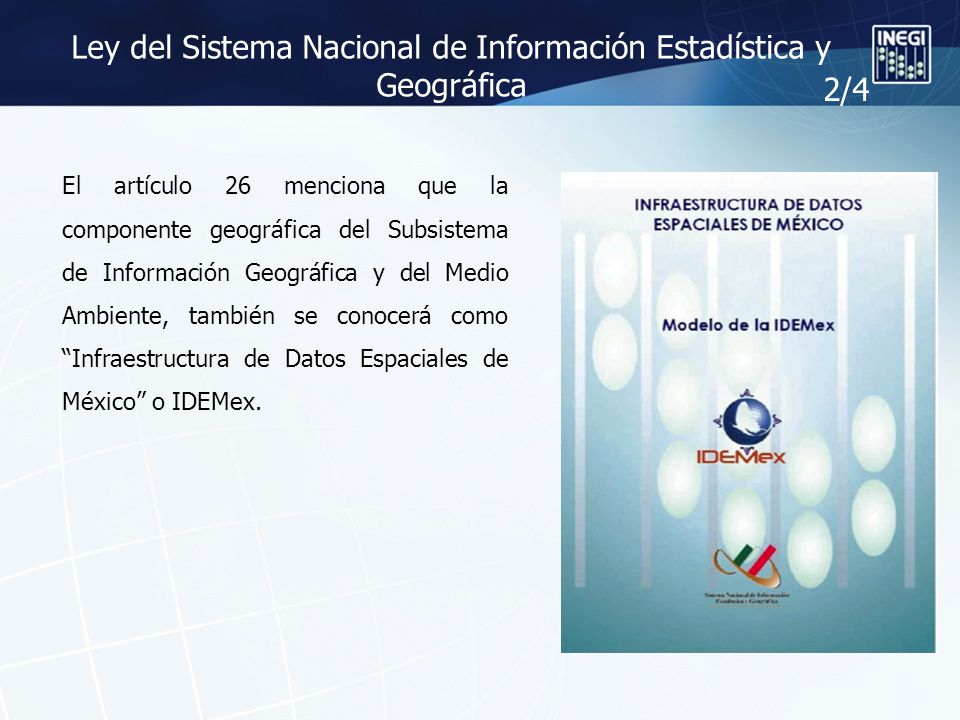 Ley del Sistema Nacional de Información Estadística y Geográfica