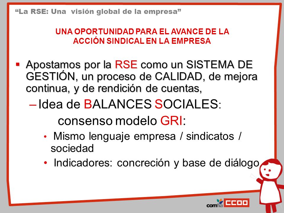 UNA OPORTUNIDAD PARA EL AVANCE DE LA ACCIÓN SINDICAL EN LA EMPRESA