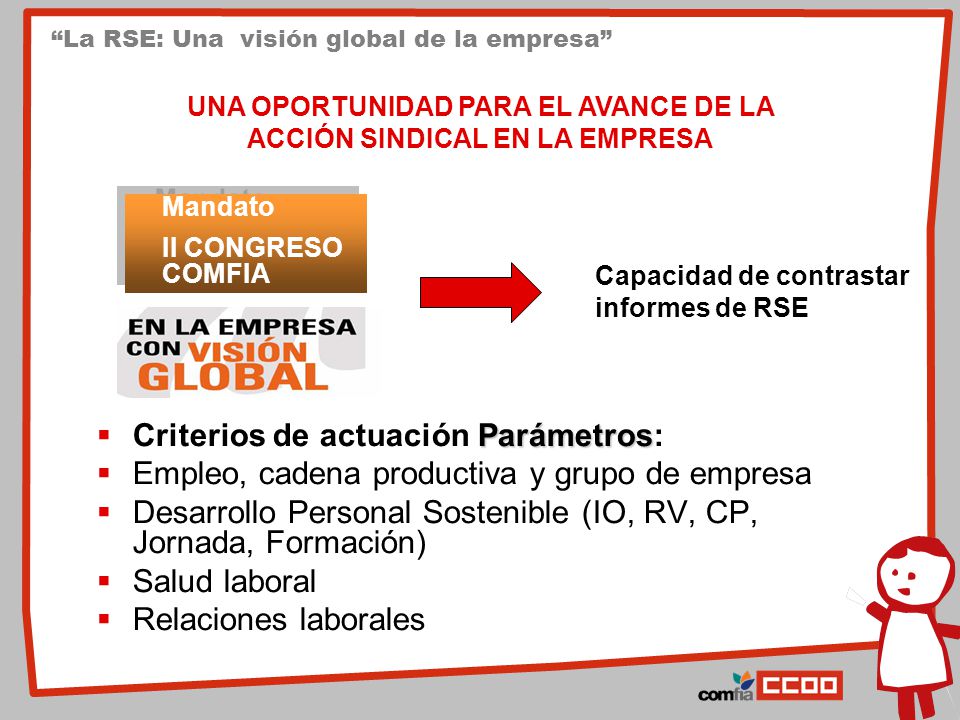 UNA OPORTUNIDAD PARA EL AVANCE DE LA ACCIÓN SINDICAL EN LA EMPRESA