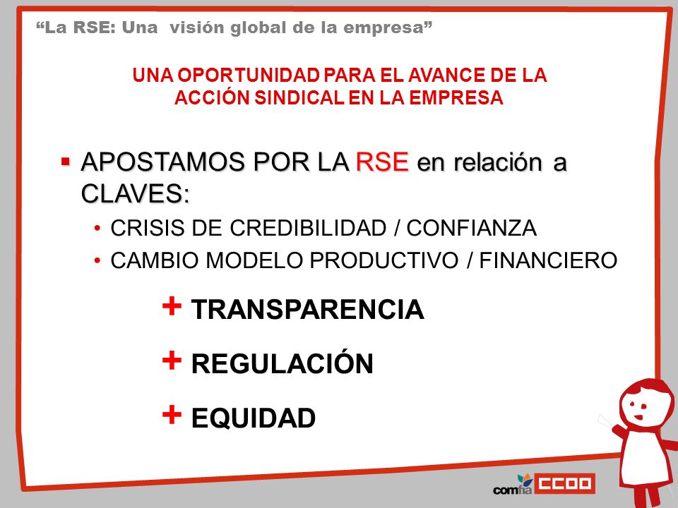 UNA OPORTUNIDAD PARA EL AVANCE DE LA ACCIÓN SINDICAL EN LA EMPRESA