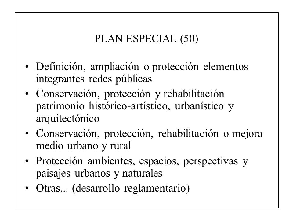 Conservación, protección, rehabilitación o mejora medio urbano y rural