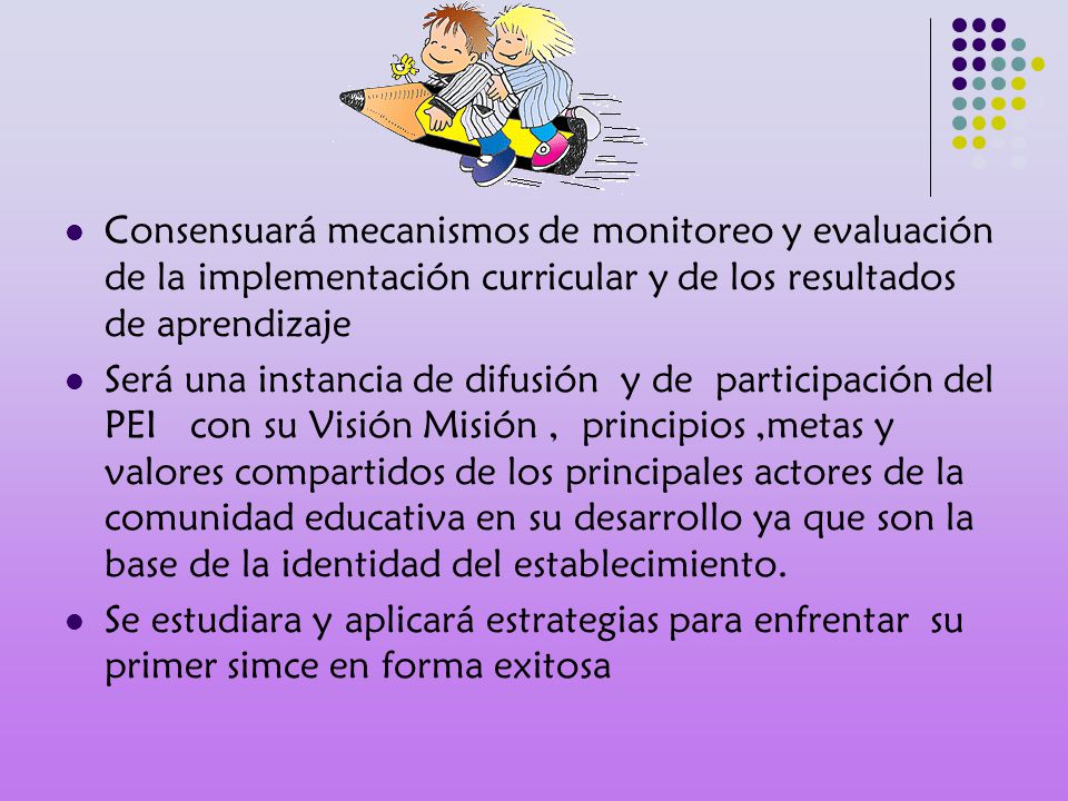 Consensuará mecanismos de monitoreo y evaluación de la implementación curricular y de los resultados de aprendizaje