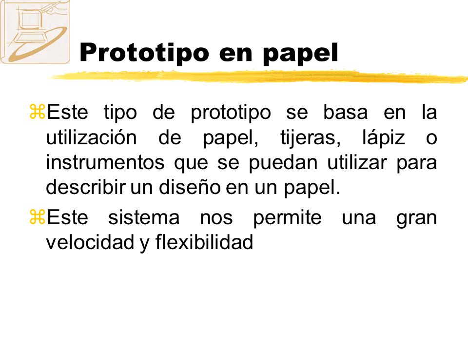 Prototipo en papel