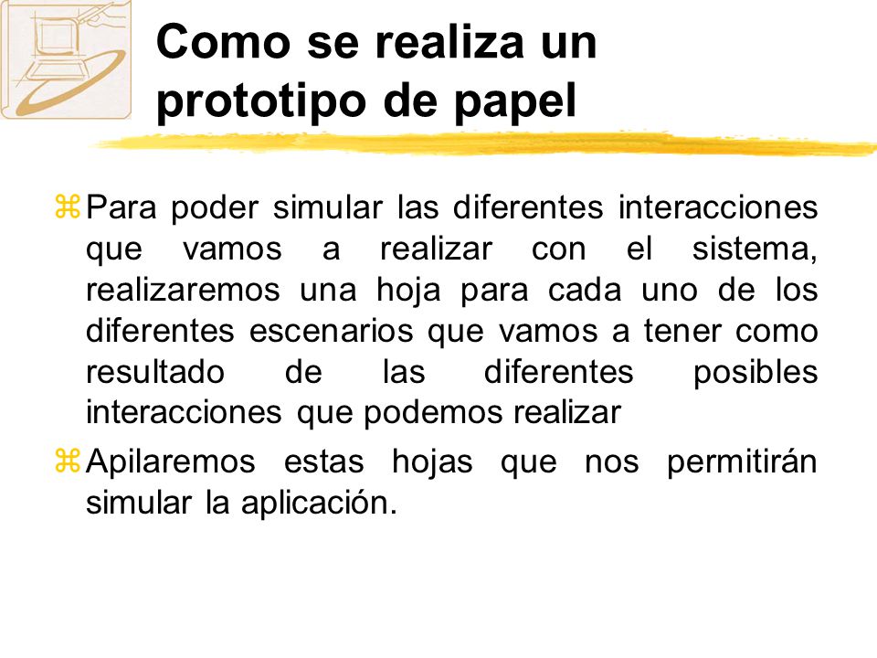 Como se realiza un prototipo de papel
