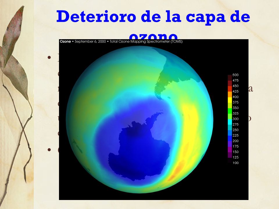 Deterioro de la capa de ozono