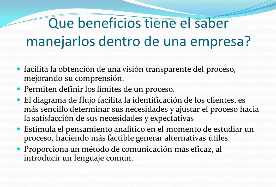 Que beneficios tiene el saber manejarlos dentro de una empresa