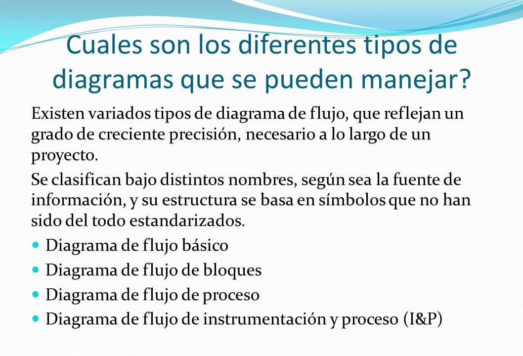 Cuales son los diferentes tipos de diagramas que se pueden manejar