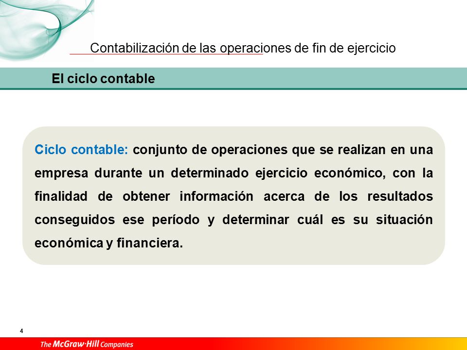El ciclo contable PRIMER AÑO. Balance inicial. Proceso contable. Proceso de cierre. SEGUNDO AÑO.