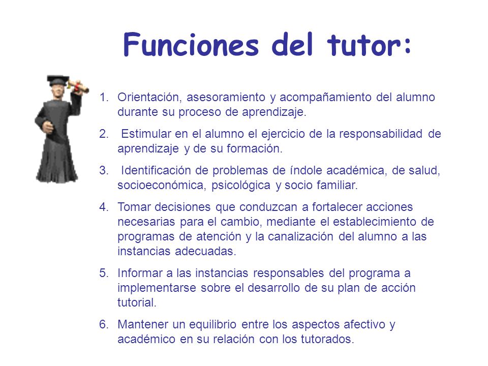 Qué es la tutoría? Es una de las funciones complementarias de la docencia,  un aspecto más de la práctica de la enseñanza que se realiza. - ppt video  online descargar