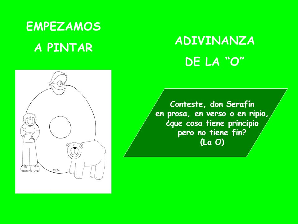 en prosa, en verso o en ripio, ¿que cosa tiene principio