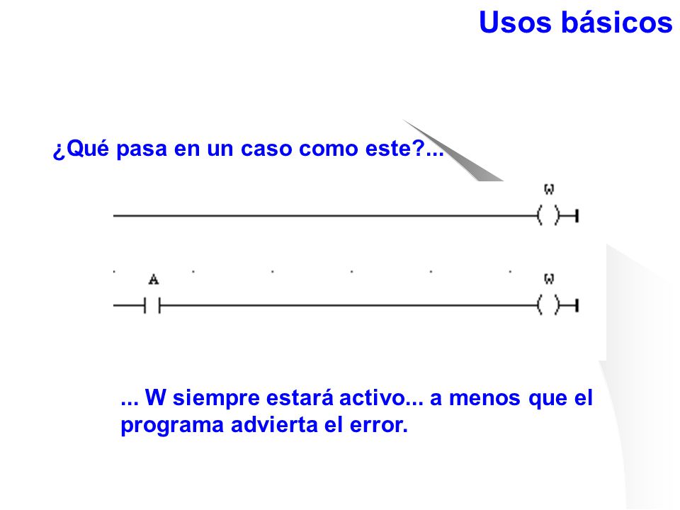 Usos básicos ¿Qué pasa en un caso como este ...