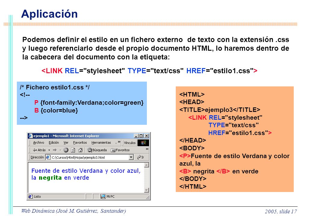 Aplicación