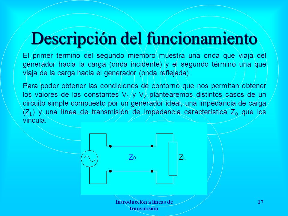 Descripción del funcionamiento