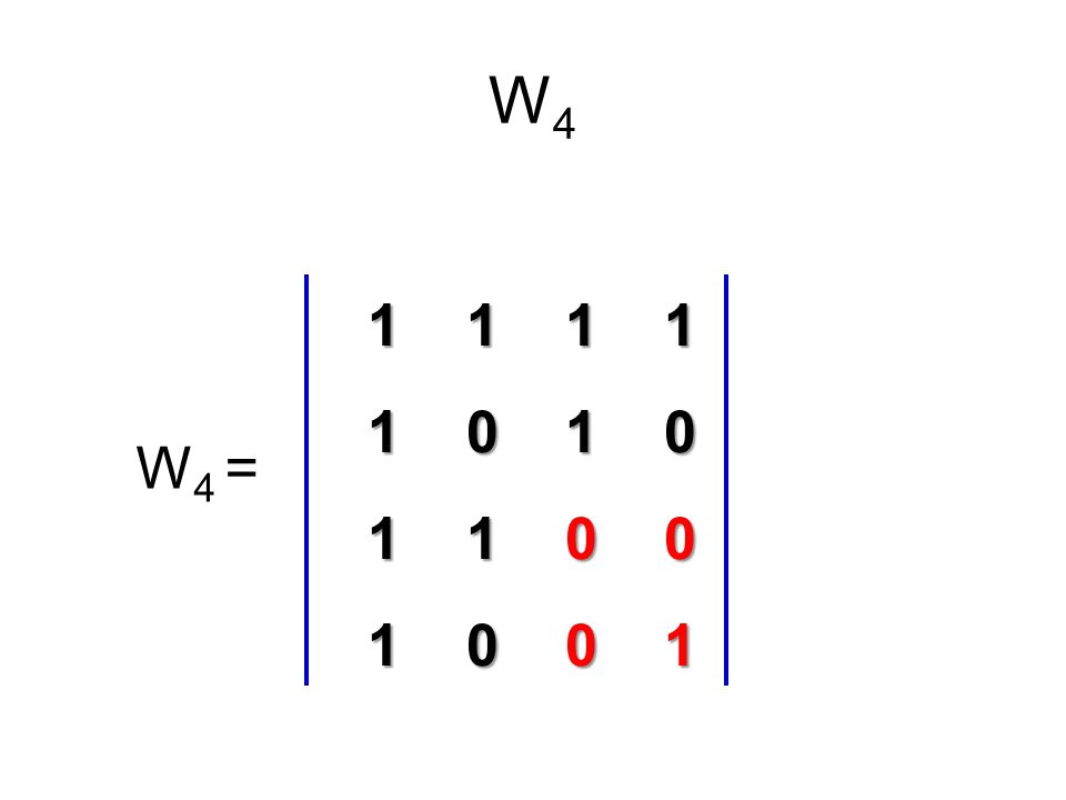 W W4 =