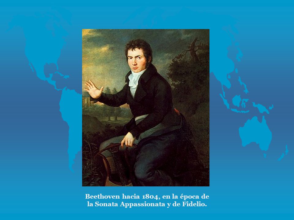 Beethoven hacia 1804, en la época de la Sonata Appassionata y de Fidelio.