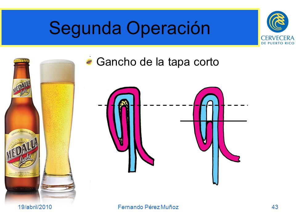 Segunda Operación Gancho de la tapa corto 19/abril/2010