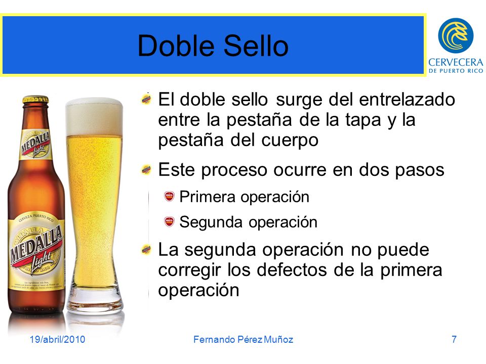 Doble Sello El doble sello surge del entrelazado entre la pestaña de la tapa y la pestaña del cuerpo.