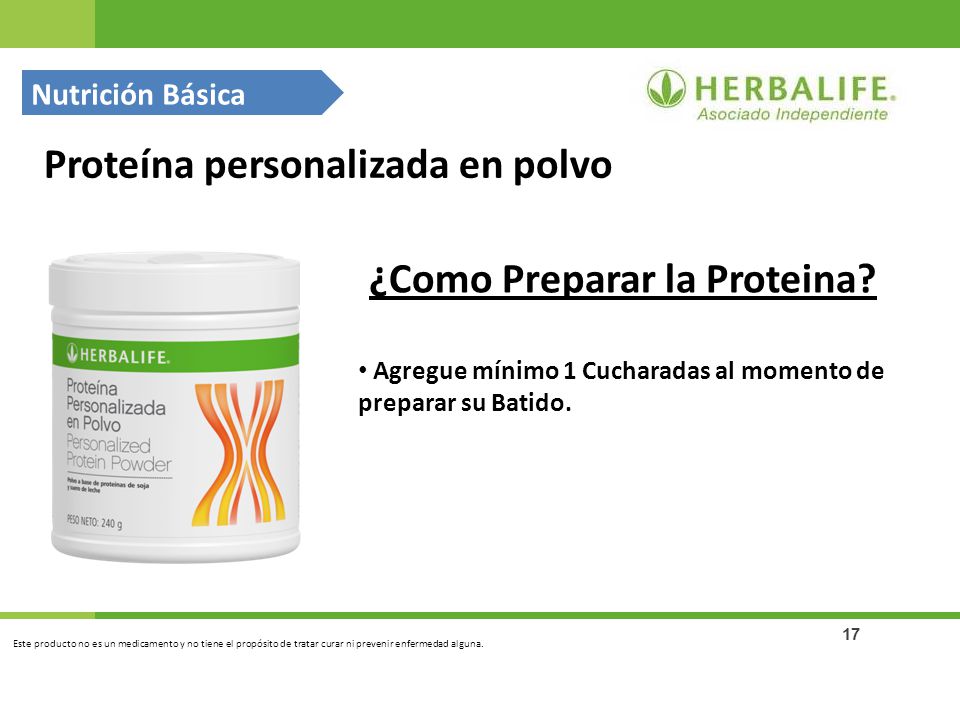 ¿Como Preparar la Proteina