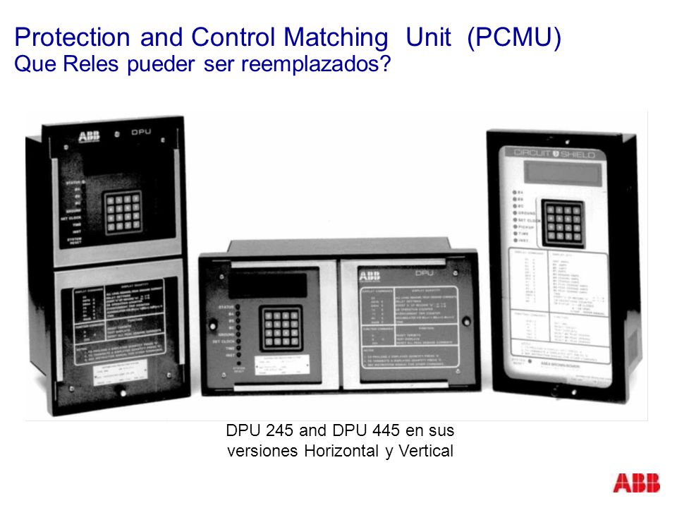 DPU 245 and DPU 445 en sus versiones Horizontal y Vertical