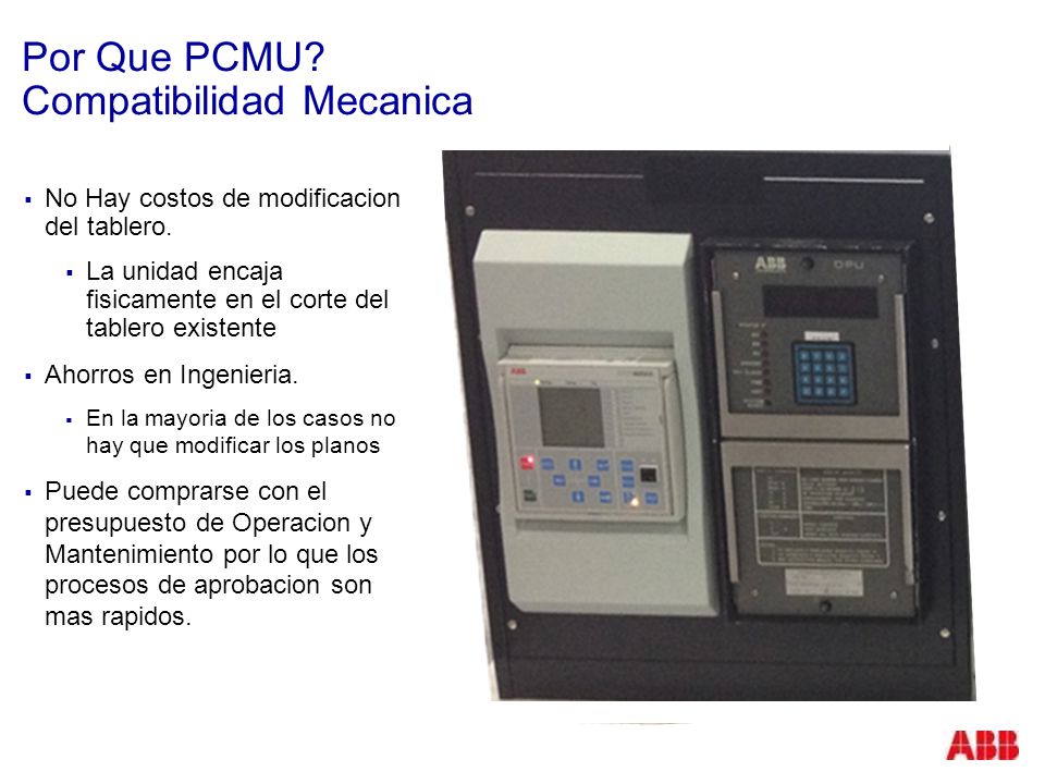 Por Que PCMU Compatibilidad Mecanica