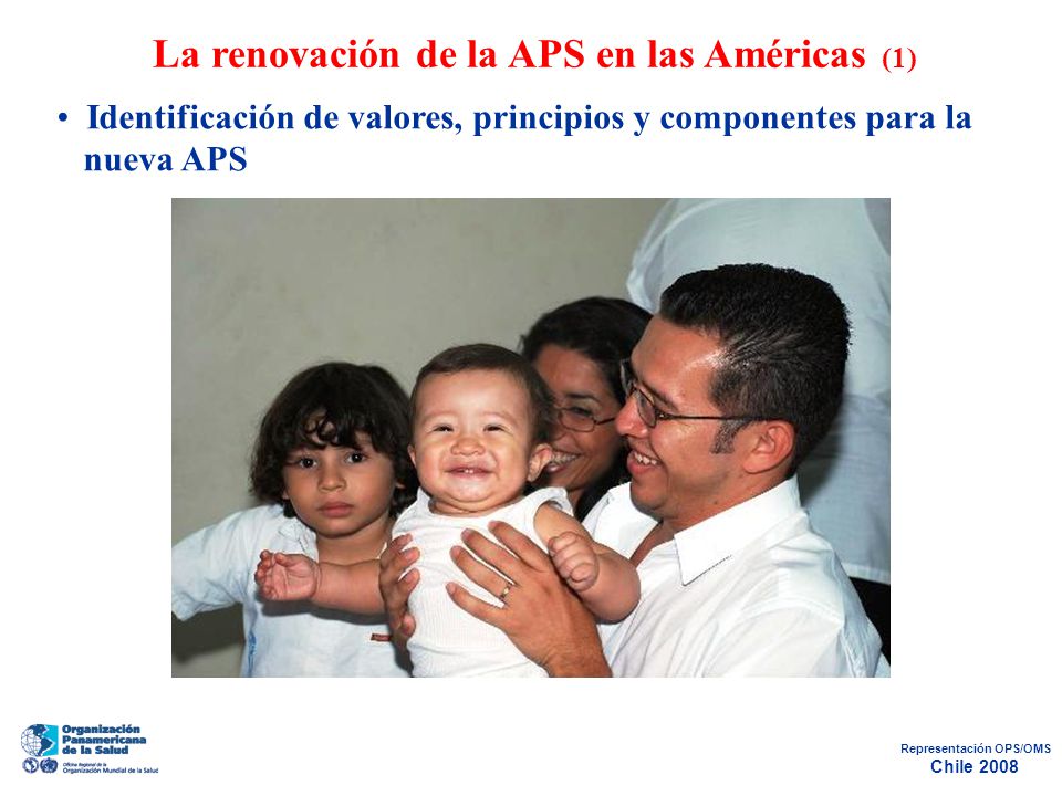 La renovación de la APS en las Américas (1) Representación OPS/OMS