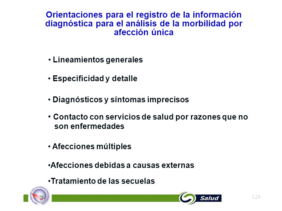 Contacto con servicios de salud por razones que no