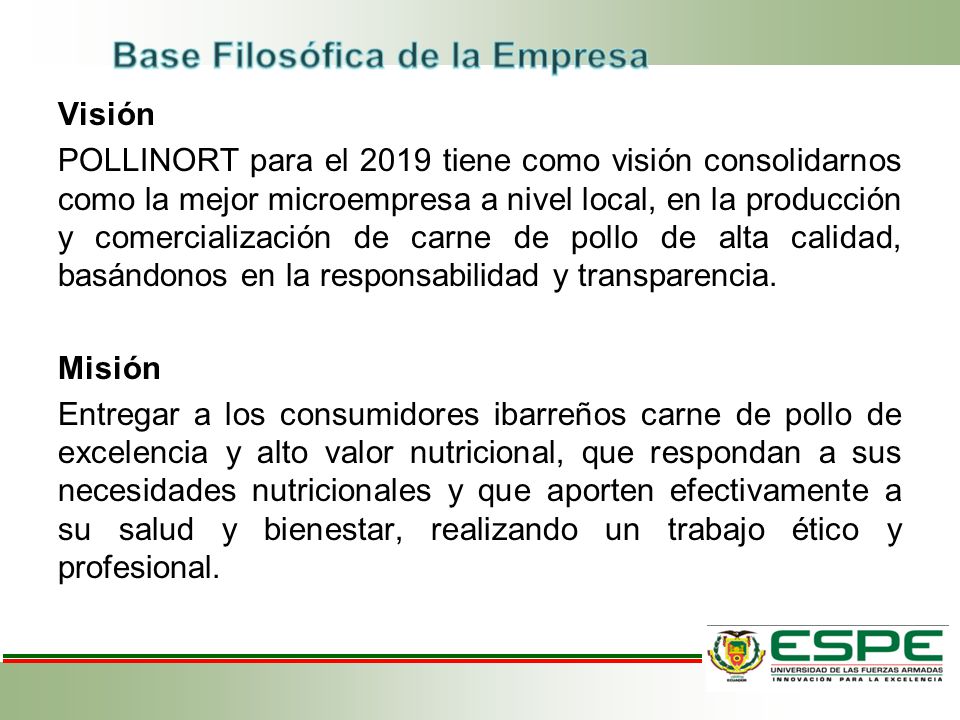 Base Filosófica de la Empresa