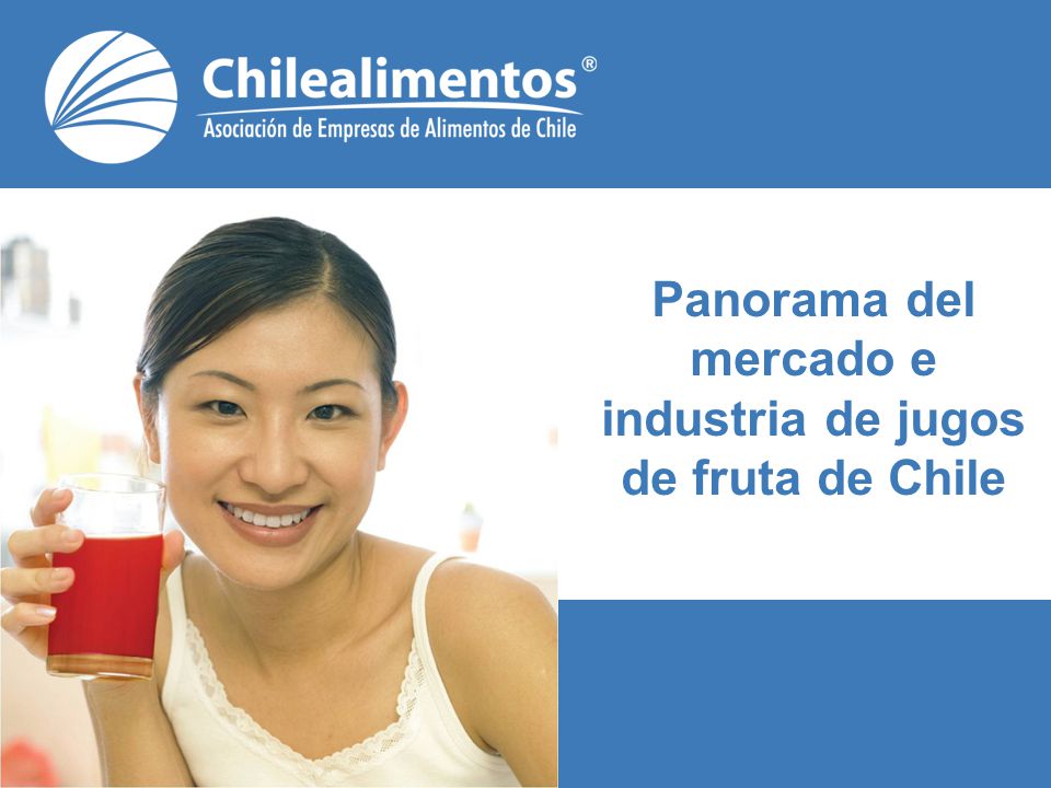 Panorama del mercado e industria de jugos de fruta de Chile