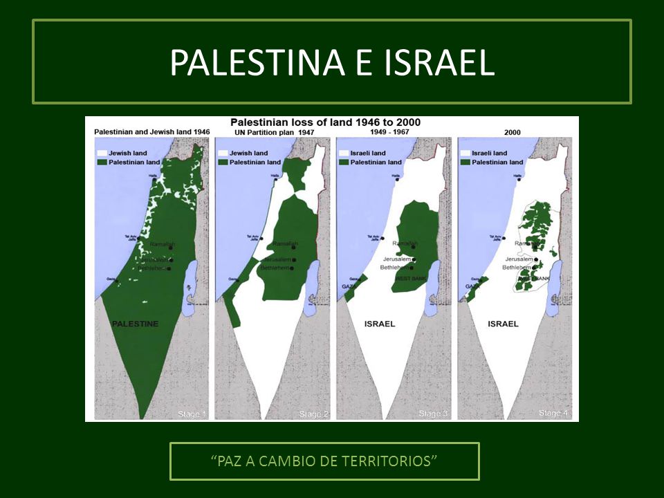 PAZ A CAMBIO DE TERRITORIOS